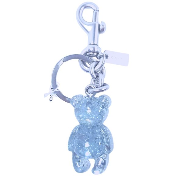 $ FIRM $ New With Tags COACH Limited Edition 3D Periwinkle Blue Bear Charm - Picture 4 of 5